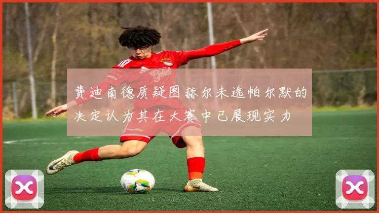 费迪南德质疑图赫尔未选帕尔默的决定认为其在大赛中已展现实力